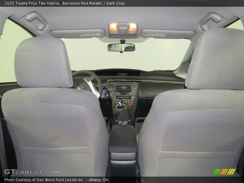 Barcelona Red Metallic / Dark Gray 2015 Toyota Prius Two Hybrid