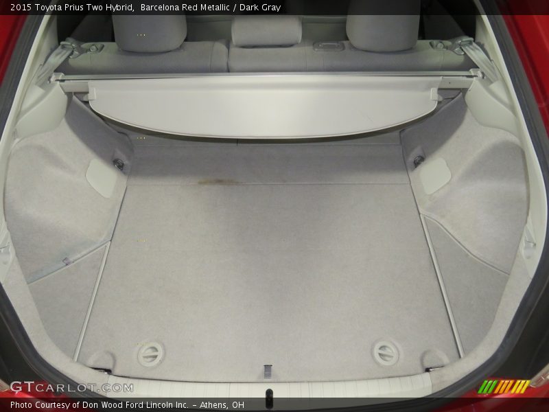Barcelona Red Metallic / Dark Gray 2015 Toyota Prius Two Hybrid