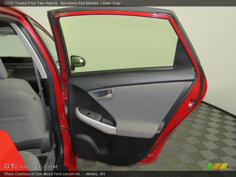 Barcelona Red Metallic / Dark Gray 2015 Toyota Prius Two Hybrid