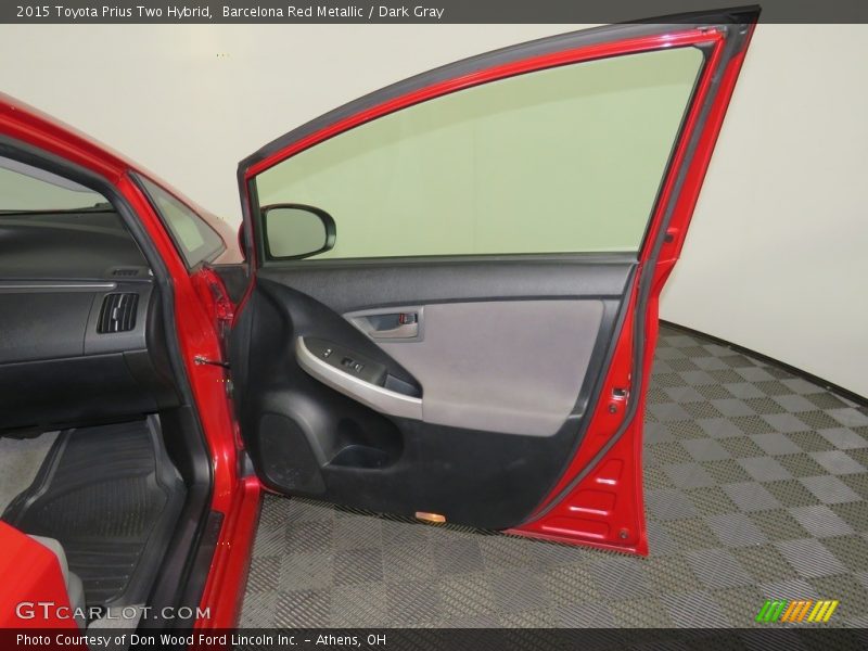 Barcelona Red Metallic / Dark Gray 2015 Toyota Prius Two Hybrid
