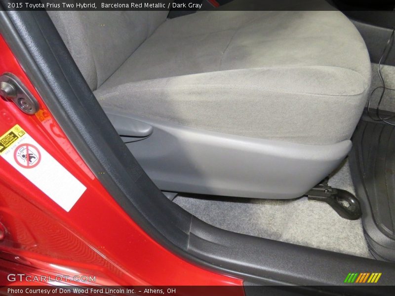 Barcelona Red Metallic / Dark Gray 2015 Toyota Prius Two Hybrid