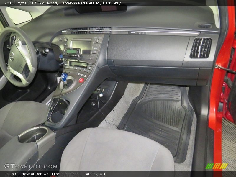 Barcelona Red Metallic / Dark Gray 2015 Toyota Prius Two Hybrid