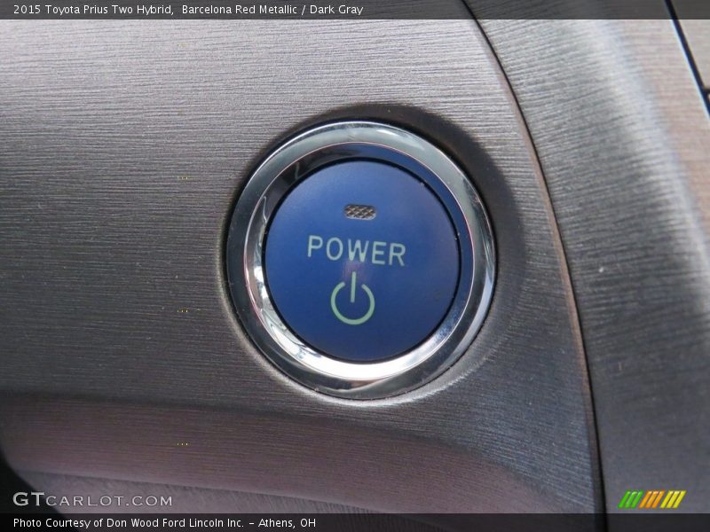 Barcelona Red Metallic / Dark Gray 2015 Toyota Prius Two Hybrid