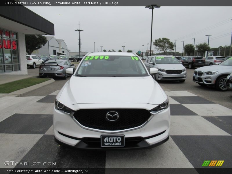 Snowflake White Pearl Mica / Silk Beige 2019 Mazda CX-5 Touring