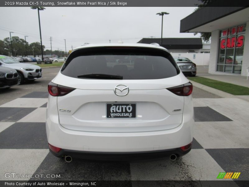 Snowflake White Pearl Mica / Silk Beige 2019 Mazda CX-5 Touring