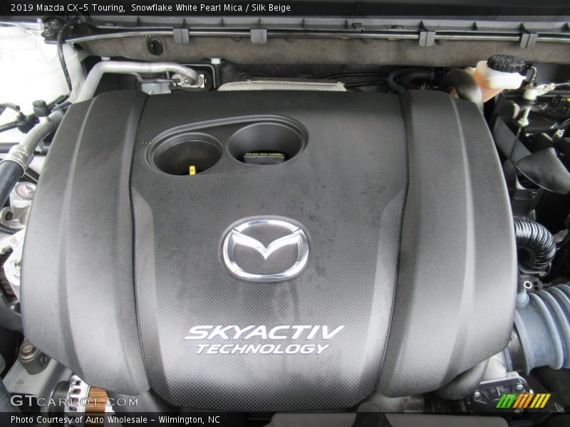 Snowflake White Pearl Mica / Silk Beige 2019 Mazda CX-5 Touring