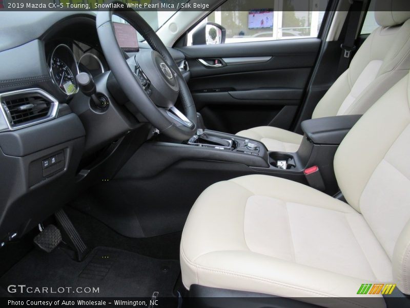 Snowflake White Pearl Mica / Silk Beige 2019 Mazda CX-5 Touring