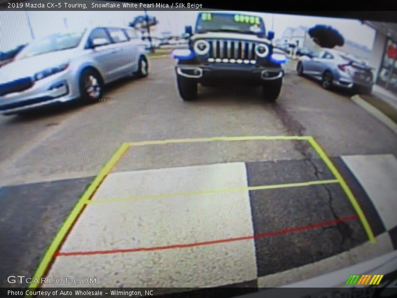 Snowflake White Pearl Mica / Silk Beige 2019 Mazda CX-5 Touring