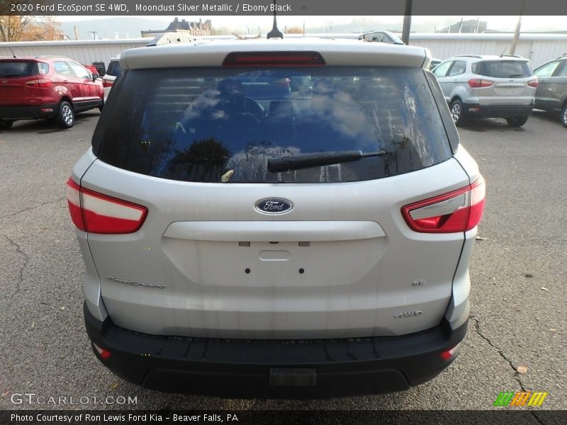 Moondust Silver Metallic / Ebony Black 2020 Ford EcoSport SE 4WD