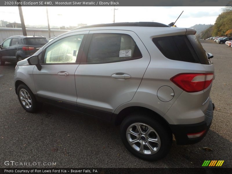 Moondust Silver Metallic / Ebony Black 2020 Ford EcoSport SE 4WD