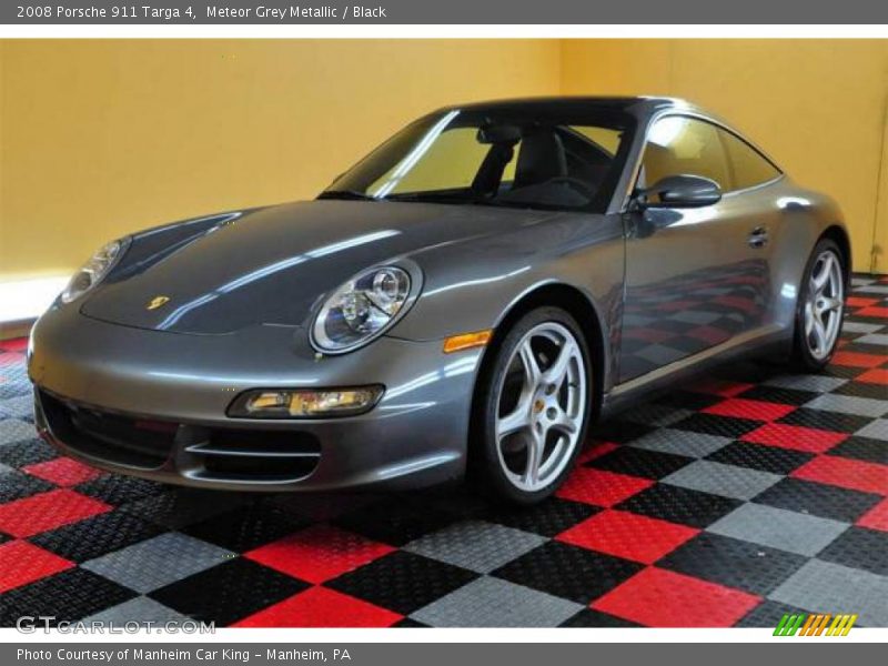 Meteor Grey Metallic / Black 2008 Porsche 911 Targa 4