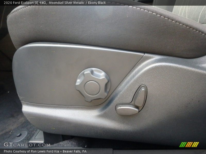 Moondust Silver Metallic / Ebony Black 2020 Ford EcoSport SE 4WD