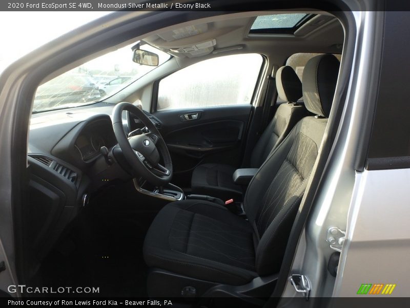 Moondust Silver Metallic / Ebony Black 2020 Ford EcoSport SE 4WD