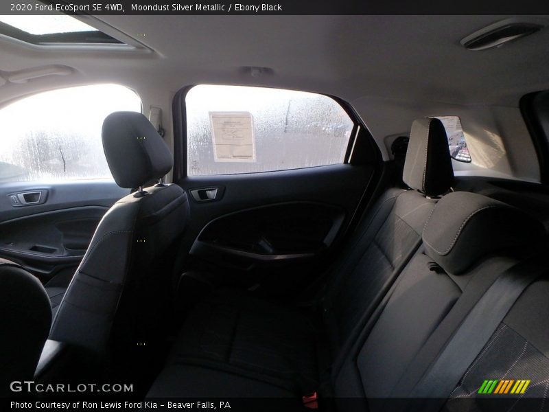 Moondust Silver Metallic / Ebony Black 2020 Ford EcoSport SE 4WD