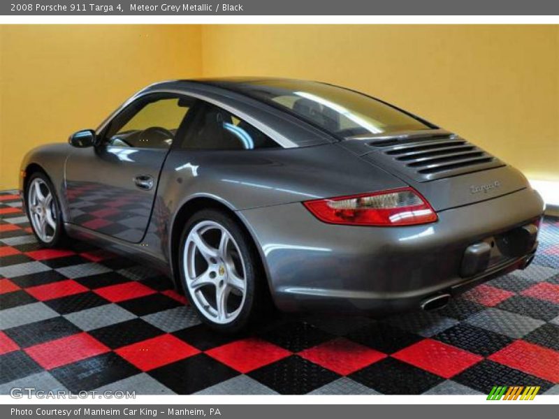 Meteor Grey Metallic / Black 2008 Porsche 911 Targa 4