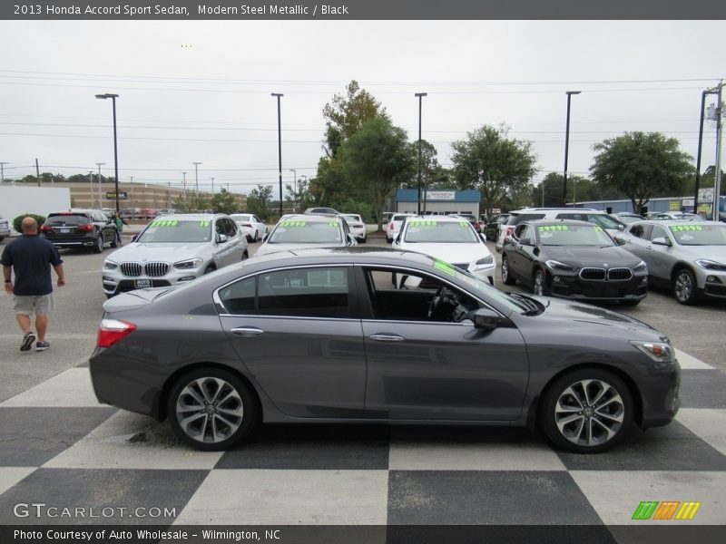 Modern Steel Metallic / Black 2013 Honda Accord Sport Sedan