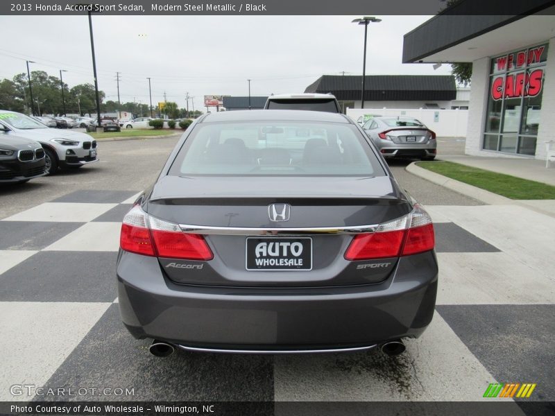 Modern Steel Metallic / Black 2013 Honda Accord Sport Sedan