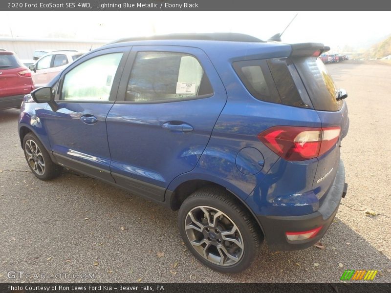 Lightning Blue Metallic / Ebony Black 2020 Ford EcoSport SES 4WD