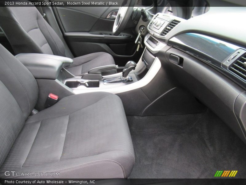 Modern Steel Metallic / Black 2013 Honda Accord Sport Sedan