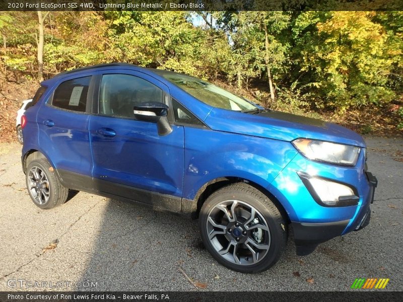 Lightning Blue Metallic / Ebony Black 2020 Ford EcoSport SES 4WD