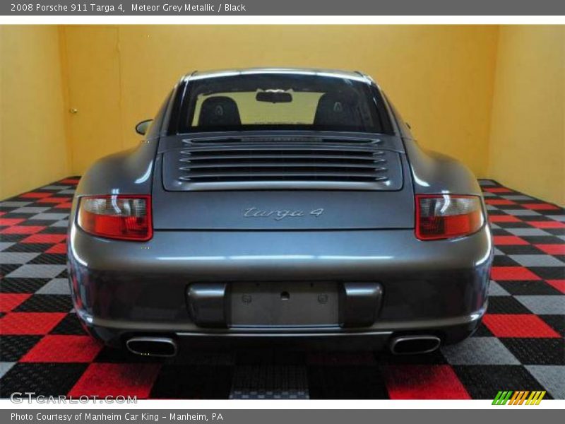 Meteor Grey Metallic / Black 2008 Porsche 911 Targa 4