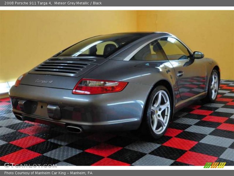 Meteor Grey Metallic / Black 2008 Porsche 911 Targa 4