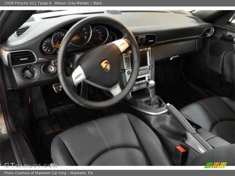 Meteor Grey Metallic / Black 2008 Porsche 911 Targa 4