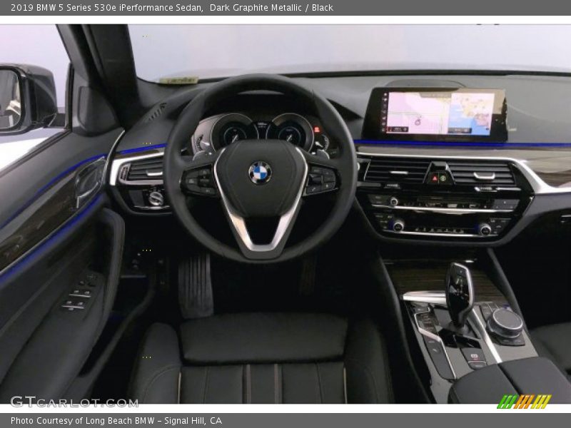Dark Graphite Metallic / Black 2019 BMW 5 Series 530e iPerformance Sedan