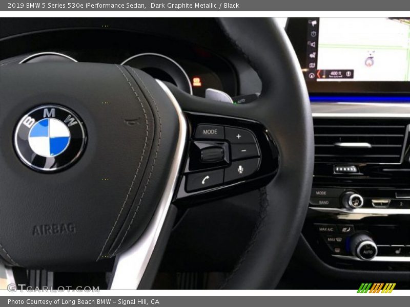 Dark Graphite Metallic / Black 2019 BMW 5 Series 530e iPerformance Sedan