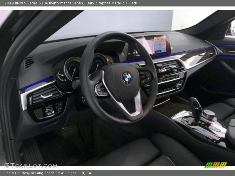 Dark Graphite Metallic / Black 2019 BMW 5 Series 530e iPerformance Sedan