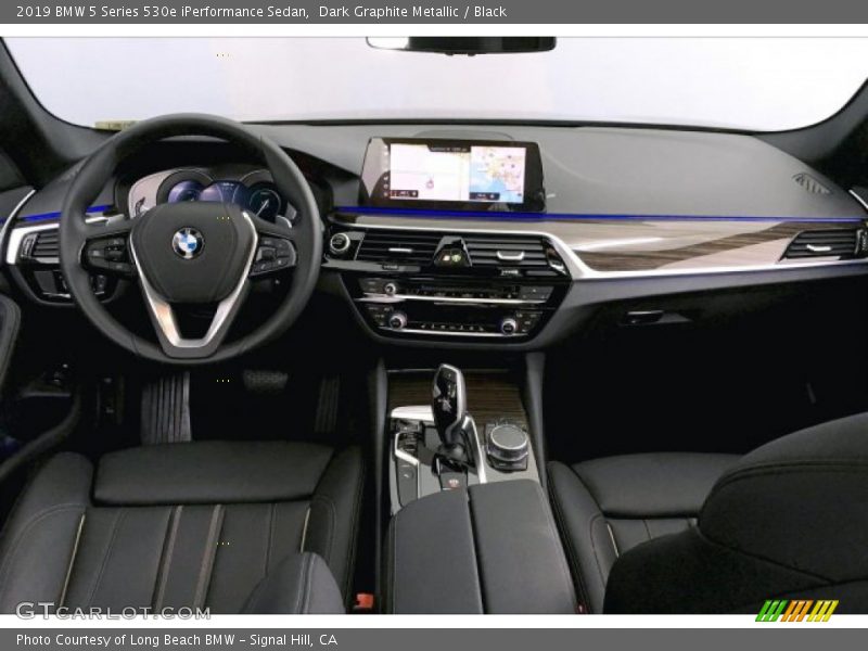 Dark Graphite Metallic / Black 2019 BMW 5 Series 530e iPerformance Sedan