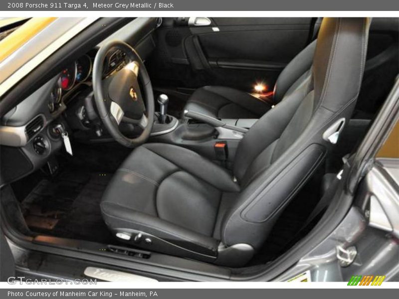 Meteor Grey Metallic / Black 2008 Porsche 911 Targa 4