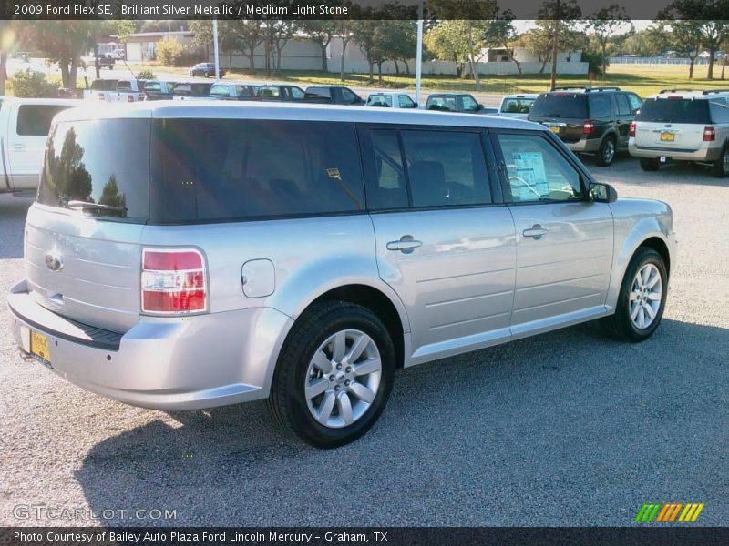 Brilliant Silver Metallic / Medium Light Stone 2009 Ford Flex SE