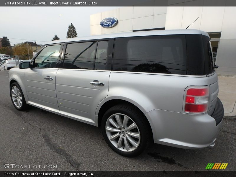 Ingot Silver / Charcoal Black 2019 Ford Flex SEL AWD