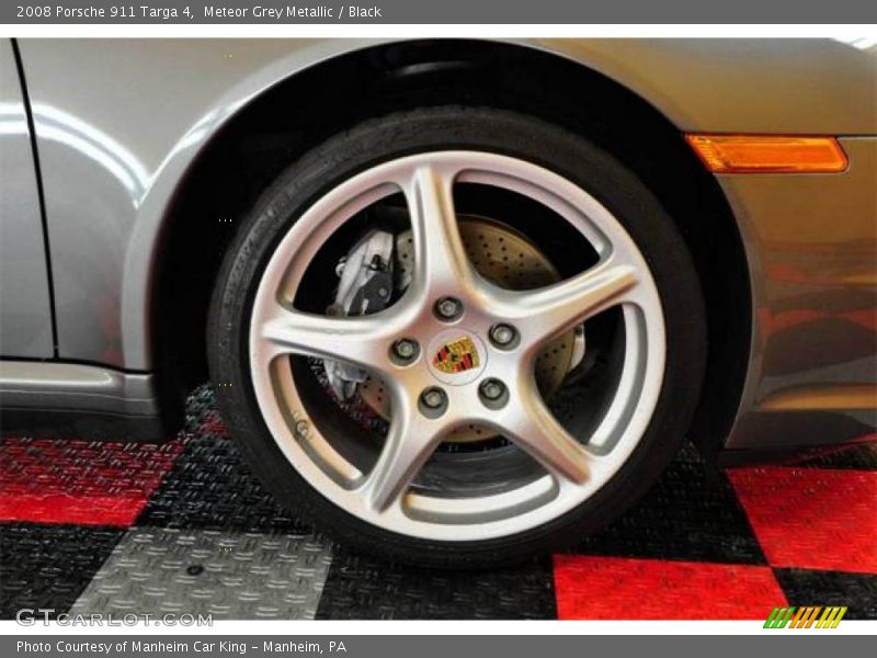 Meteor Grey Metallic / Black 2008 Porsche 911 Targa 4
