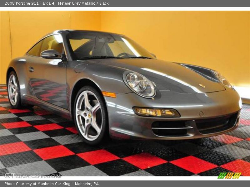 Meteor Grey Metallic / Black 2008 Porsche 911 Targa 4