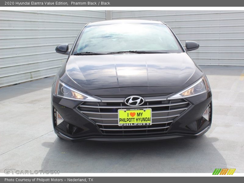 Phantom Black / Black 2020 Hyundai Elantra Value Edition