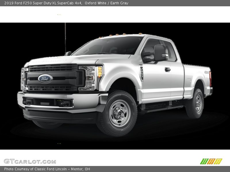 Oxford White / Earth Gray 2019 Ford F250 Super Duty XL SuperCab 4x4
