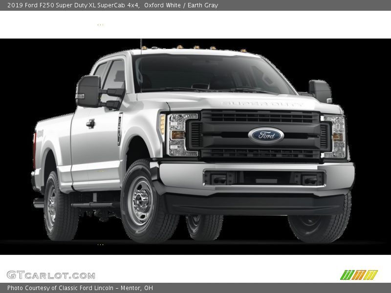 Oxford White / Earth Gray 2019 Ford F250 Super Duty XL SuperCab 4x4