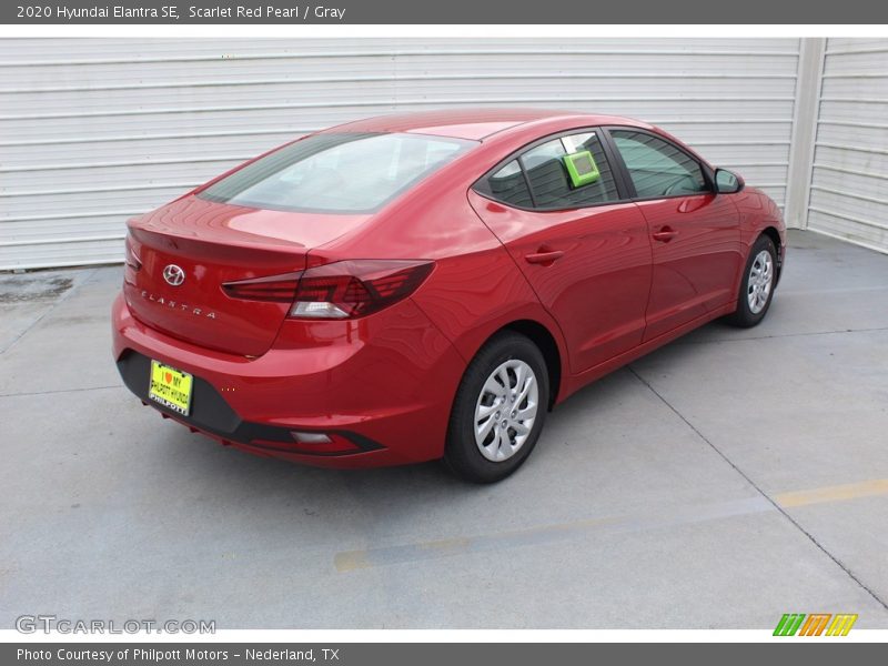 Scarlet Red Pearl / Gray 2020 Hyundai Elantra SE