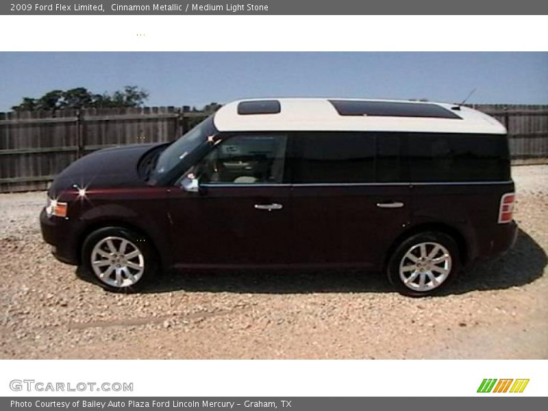 Cinnamon Metallic / Medium Light Stone 2009 Ford Flex Limited