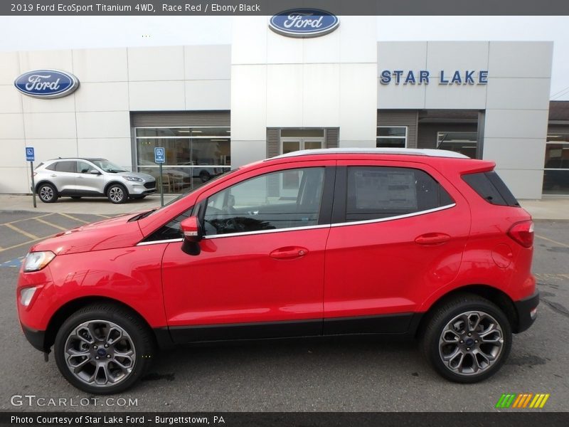 Race Red / Ebony Black 2019 Ford EcoSport Titanium 4WD