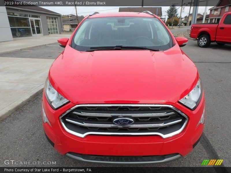 Race Red / Ebony Black 2019 Ford EcoSport Titanium 4WD