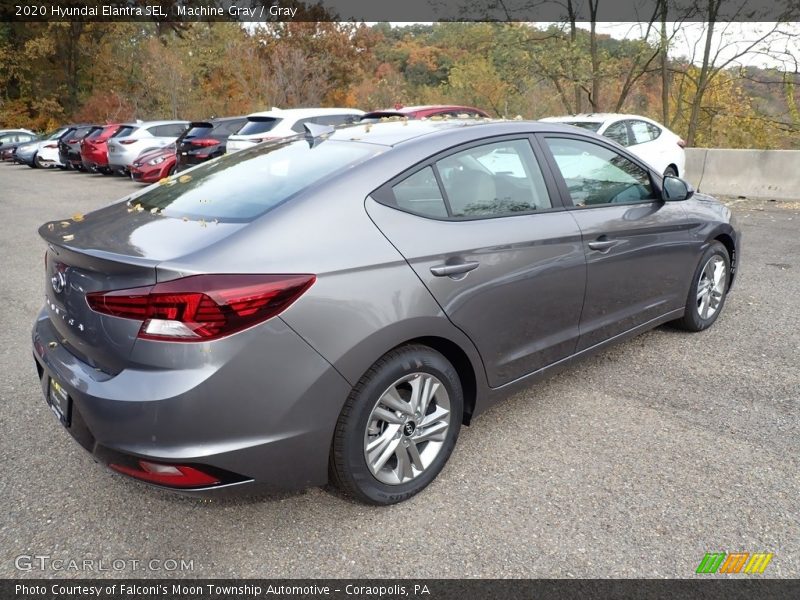 Machine Gray / Gray 2020 Hyundai Elantra SEL