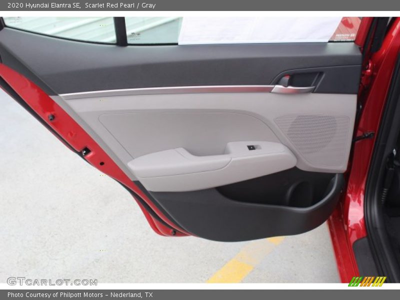 Scarlet Red Pearl / Gray 2020 Hyundai Elantra SE