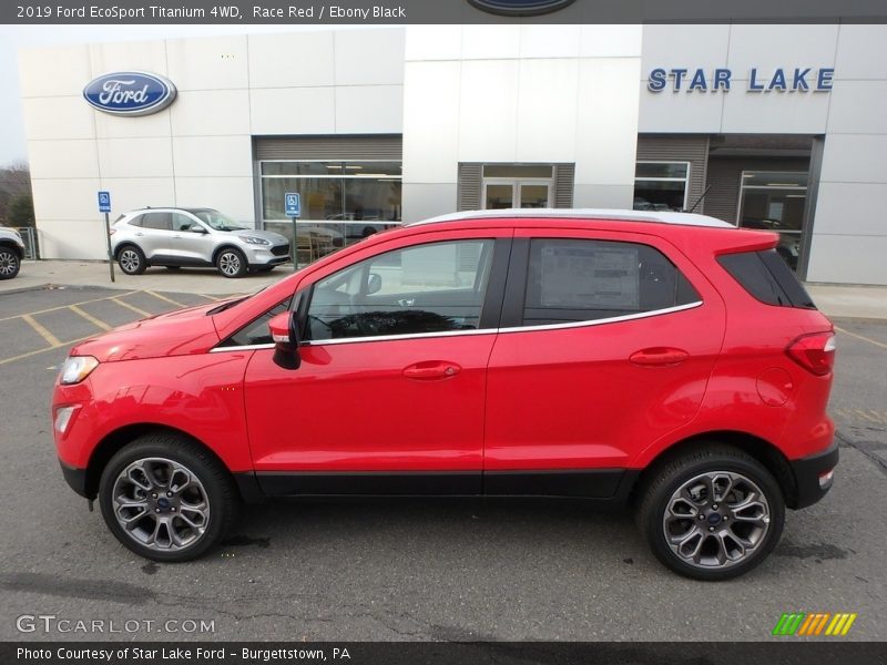 Race Red / Ebony Black 2019 Ford EcoSport Titanium 4WD