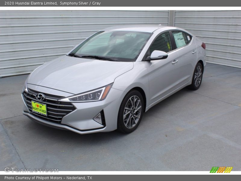 Symphony Silver / Gray 2020 Hyundai Elantra Limited