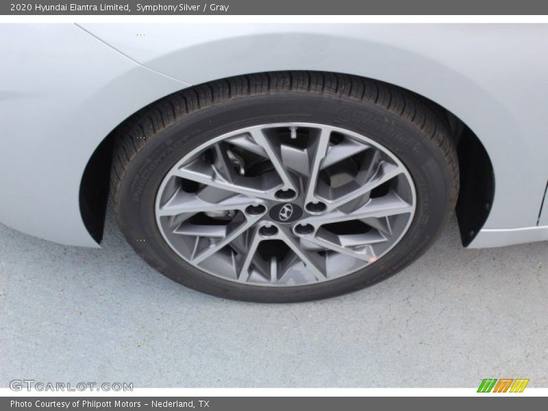 Symphony Silver / Gray 2020 Hyundai Elantra Limited