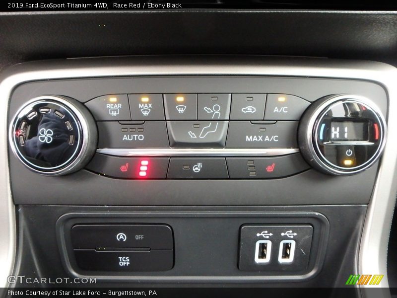 Controls of 2019 EcoSport Titanium 4WD