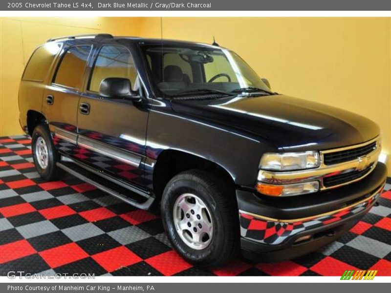 Dark Blue Metallic / Gray/Dark Charcoal 2005 Chevrolet Tahoe LS 4x4